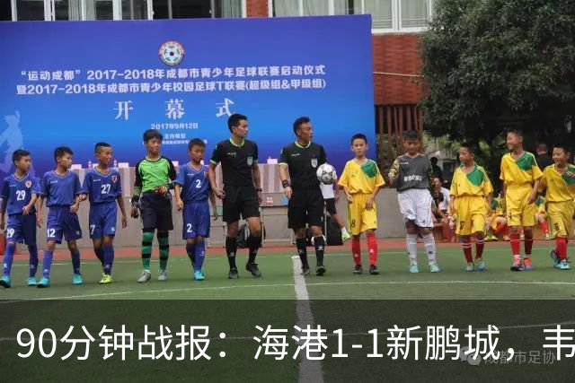 90分钟战报：海港1-1新鹏城，韦斯利扳平，姜至鹏直红